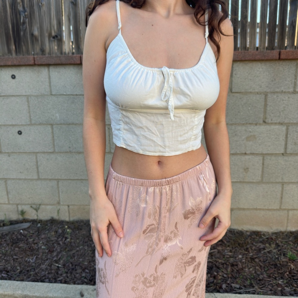 Brandy Melville White Crop Top